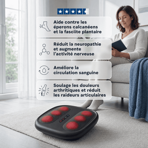 Plantéa™ - Masseur de pieds shiatsu chauffant