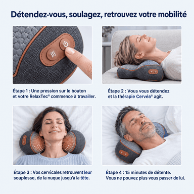 Cervéa™ - Appareil de massage cervical 3-en-1